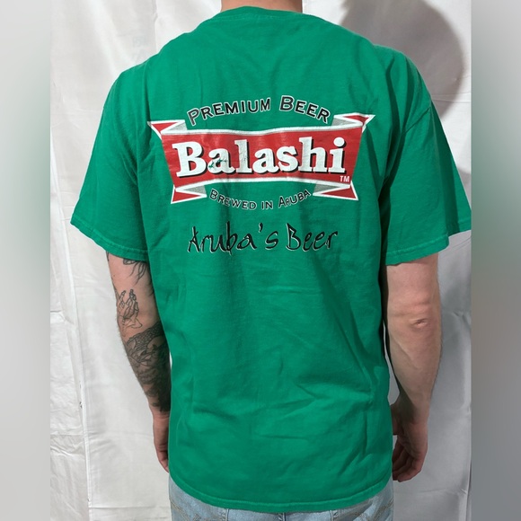 Balashi Arubas Beer Tshirt Large - Picture 6 of 6